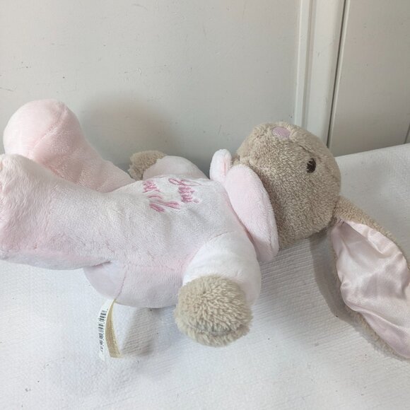 Dan Dee Jesus Loves Me talking Pink Bunny Rabbit Plush Stuffed Animal Easter - Picture 3 of 8